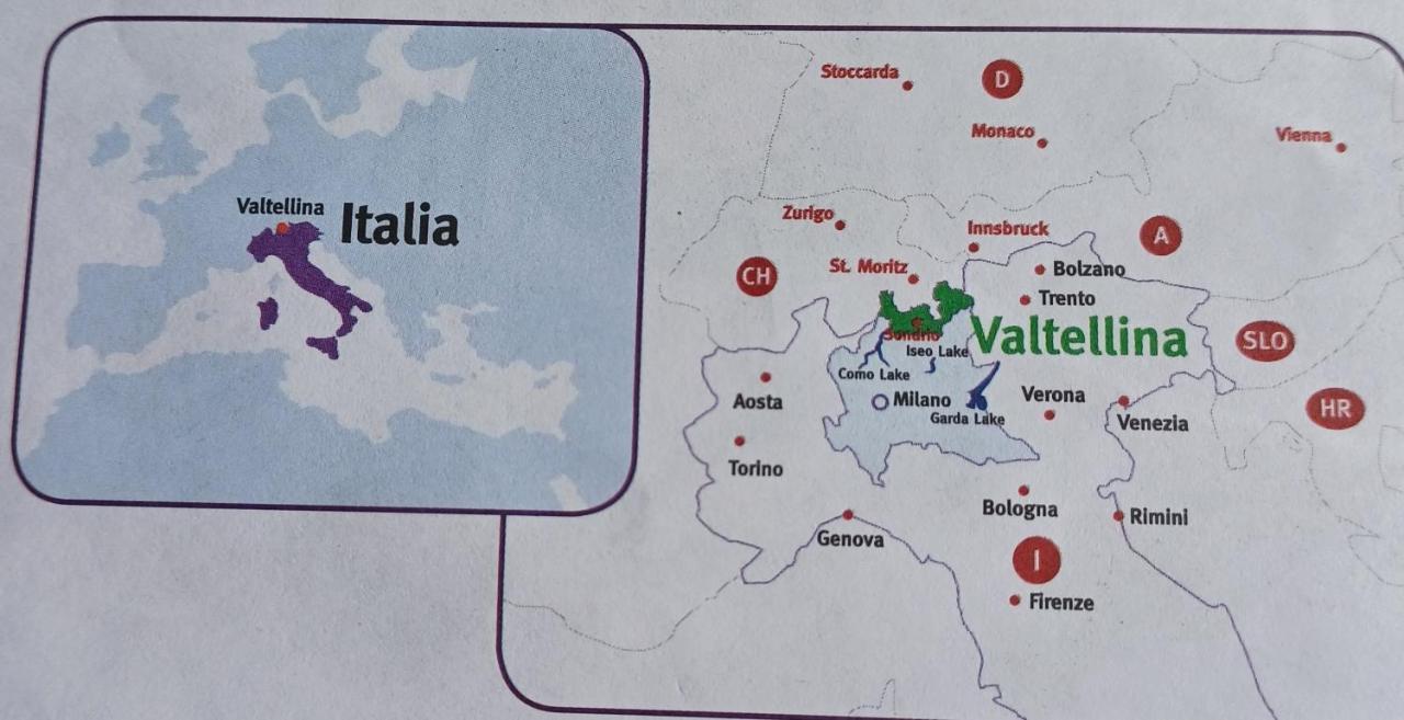 B & B Sentiero Valtellina Castello dell'Acqua Zewnętrze zdjęcie